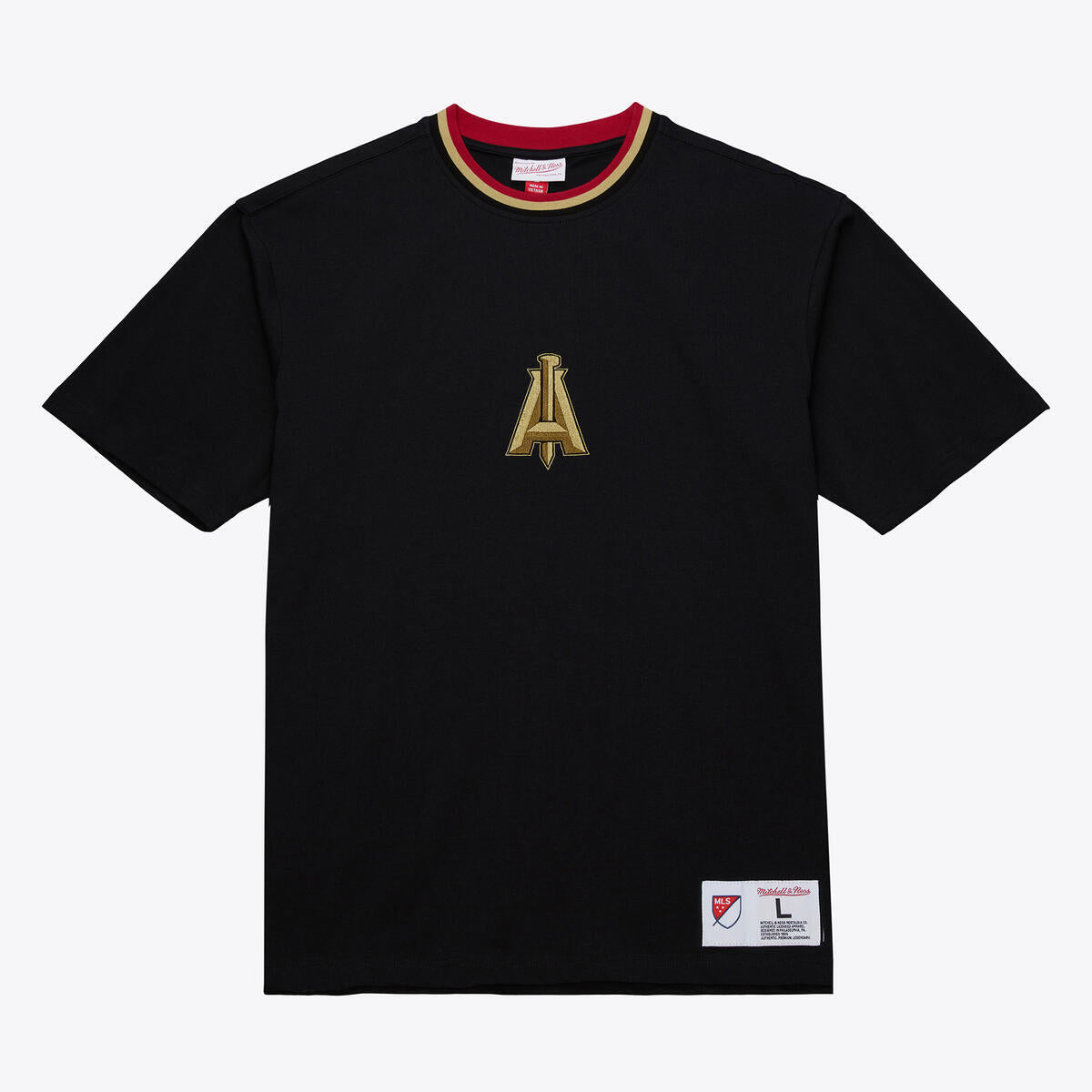 MLS PLAYMAKER SS TEE CURRENT LOGO ATLANTA FC Black FC14130-AUNBLCK - Image 1
