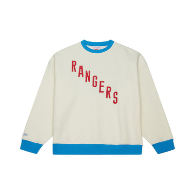 NHL 100TH ANNIVERSARY HOMECOMING FLEECE CREW RANGERS - Cream - Image 1