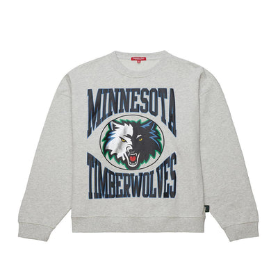 NBA WOMEN'S LOGO LT CREW 3.0 TIMBERWOLVES - Image 1