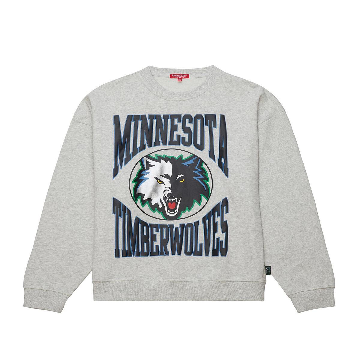 NBA WOMEN'S LOGO LT CREW 3.0 TIMBERWOLVES - Image 1