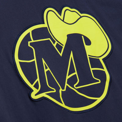 NBA NEON NIGHTS SS PREMIUM TEE MAVERICKS Navy FC7944-DMANAVY - Image 2