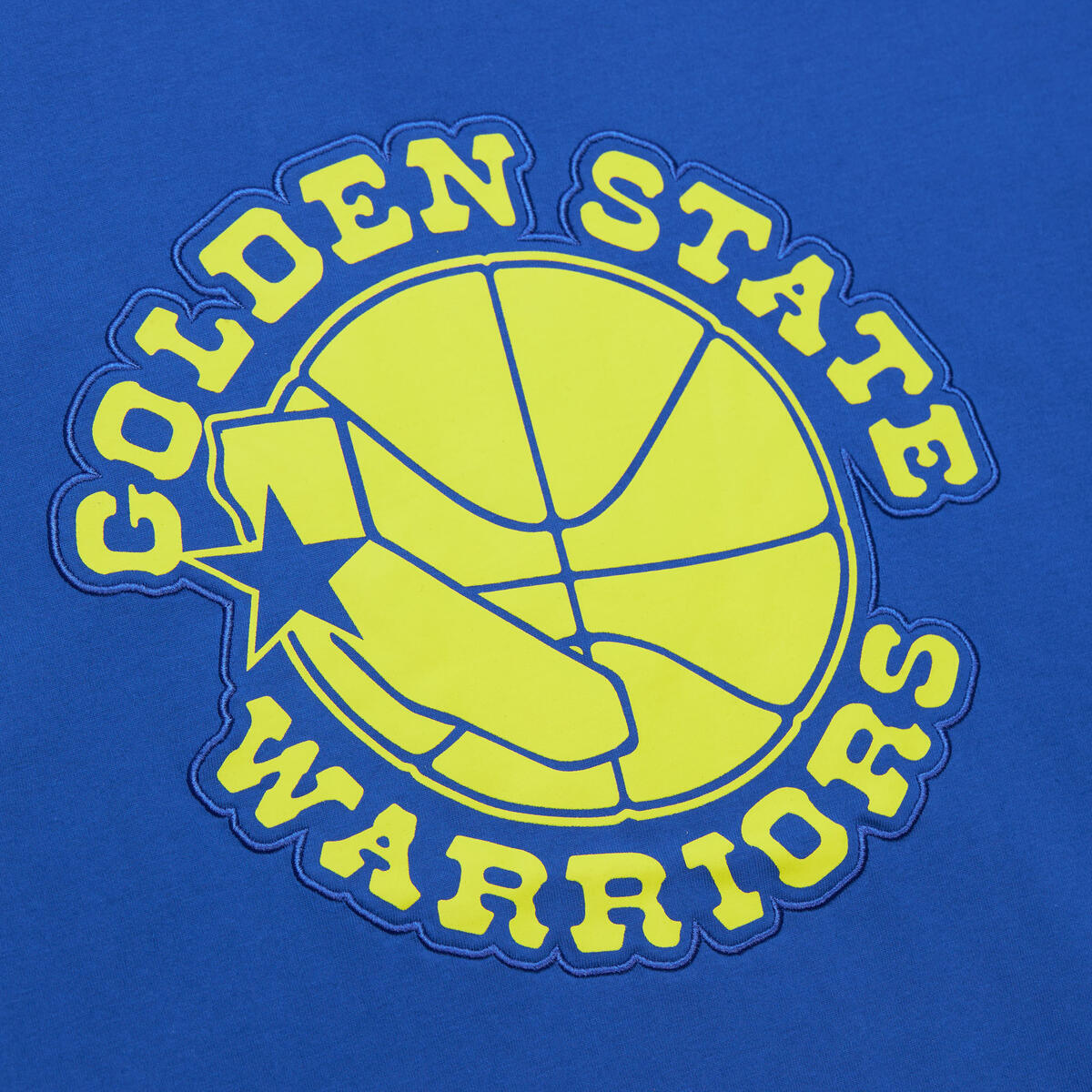 NBA NEON NIGHTS SS PREMIUM TEE WARRIORS Royal FC7944-GSWROYA - Image 5