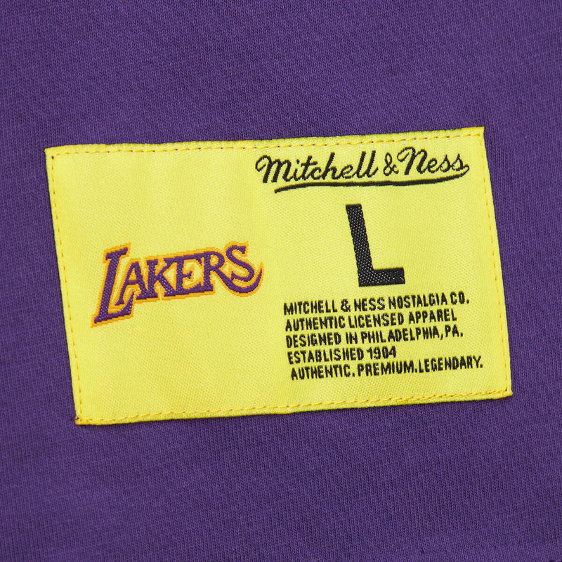 NBA NEON NIGHTS SS PREMIUM TEE LAKERS Purple FC7944-LALPURP - Image 4