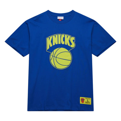 NBA NEON NIGHTS SS PREMIUM TEE KNICKS Royal FC7944-NYKROYA - Image 1