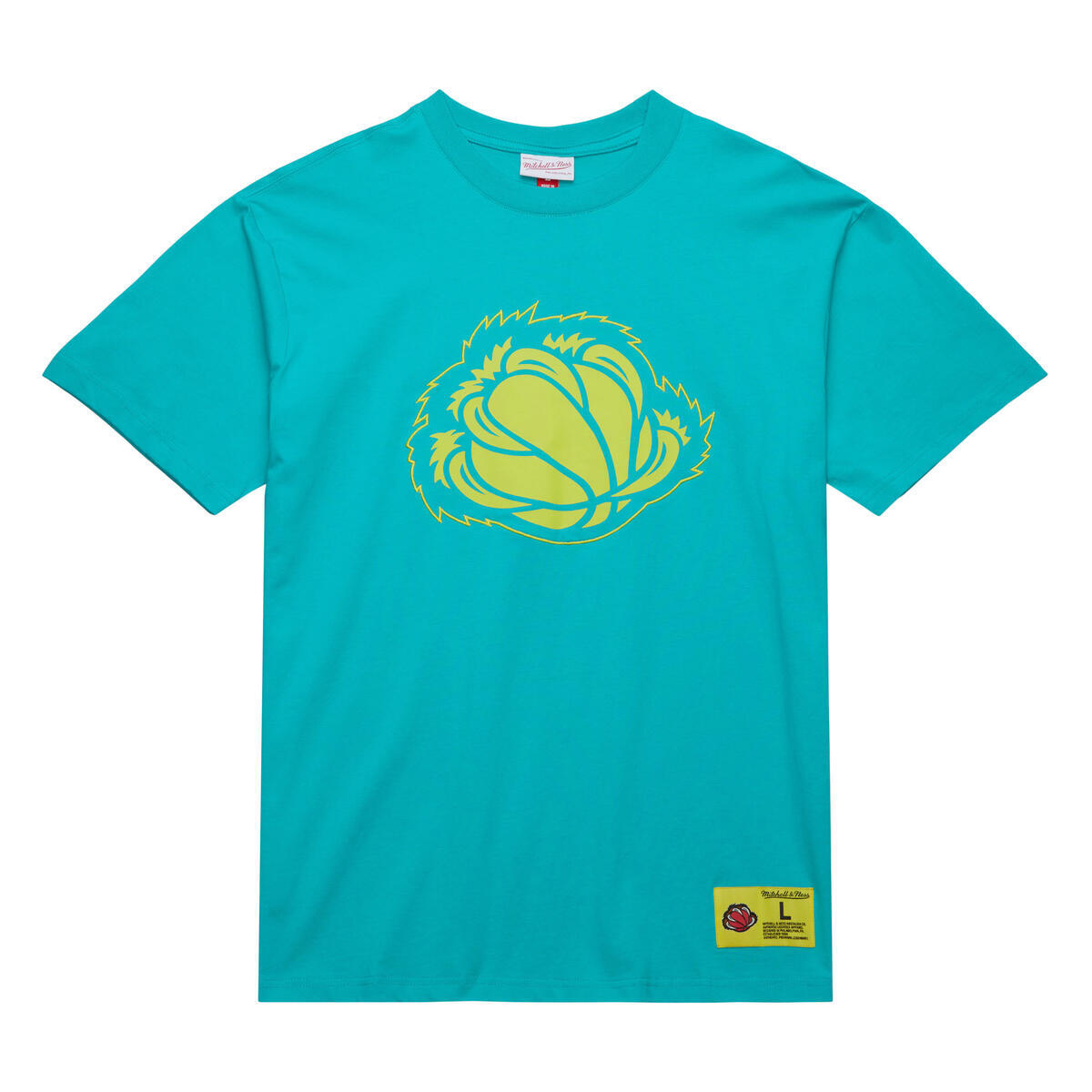 NBA NEON NIGHTS SS PREMIUM TEE GRIZZLIES Grizzlies Teal FC7944-VGRGRTL - Image 1