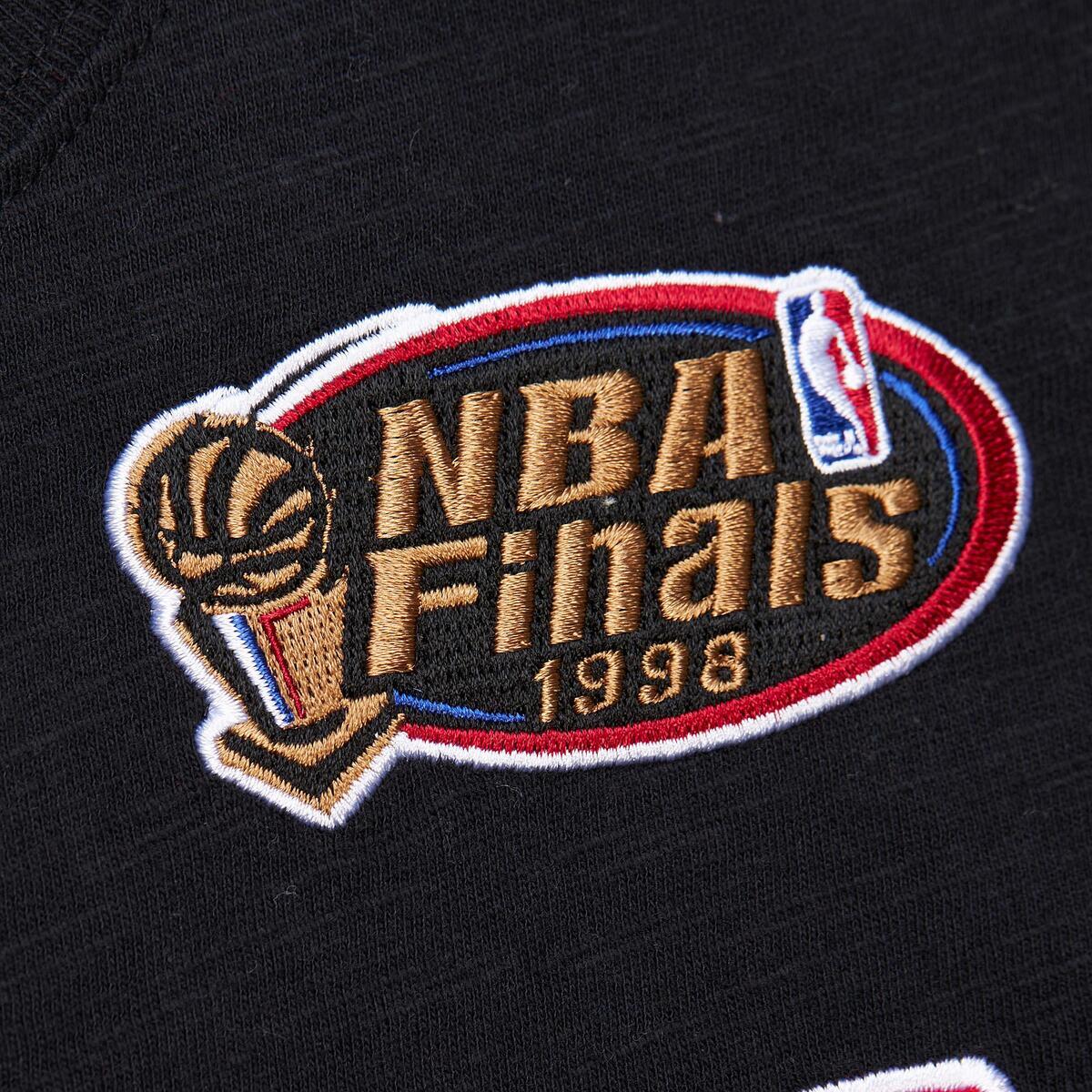 NBA LEGENDARY SLUB SS TEE VINTAGE LOGO BULLS Black FC8050-CBUBLCK - Image 5