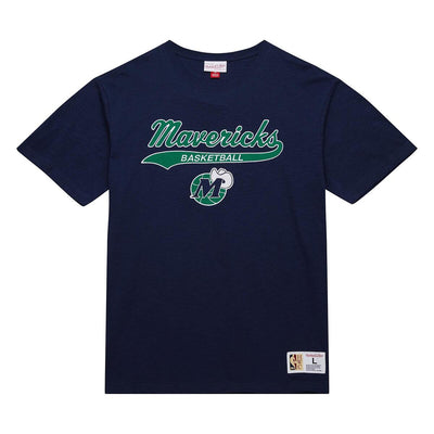 NBA LEGENDARY SLUB SS TEE VINTAGE LOGO MAVERICKS Navy FC8050-DMANAVY - Image 1