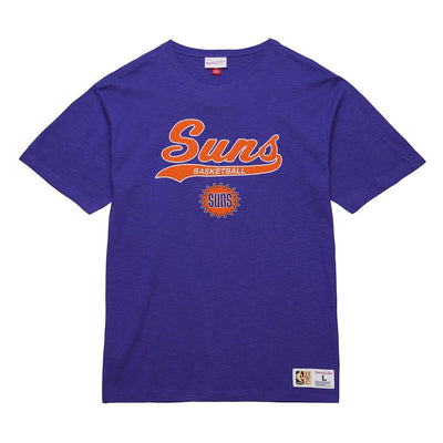 NBA LEGENDARY SLUB SS TEE VINTAGE LOGO SUNS Purple FC8050-PSUPURP - Image 1