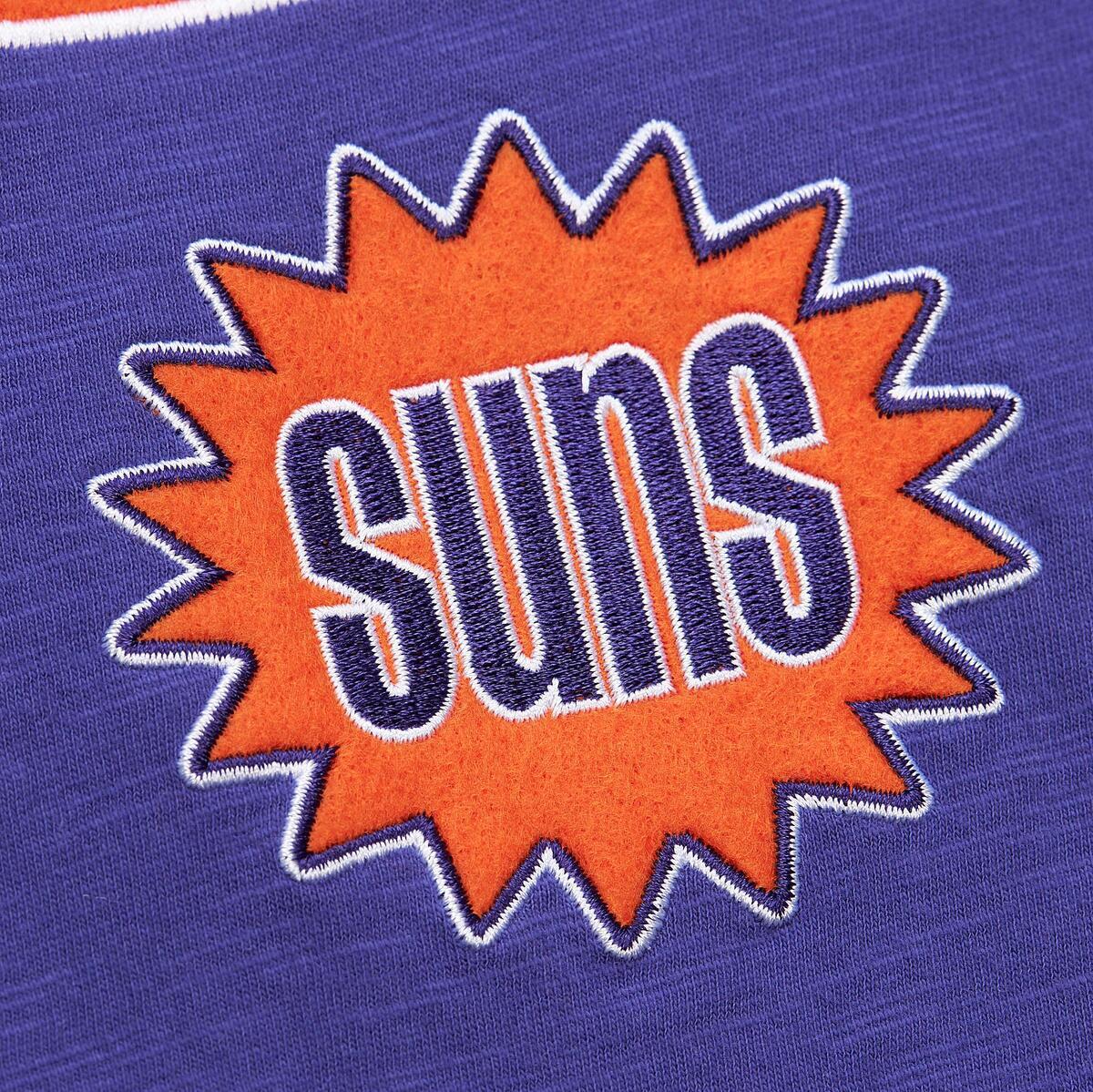 NBA LEGENDARY SLUB SS TEE VINTAGE LOGO SUNS Purple FC8050-PSUPURP - Image 4