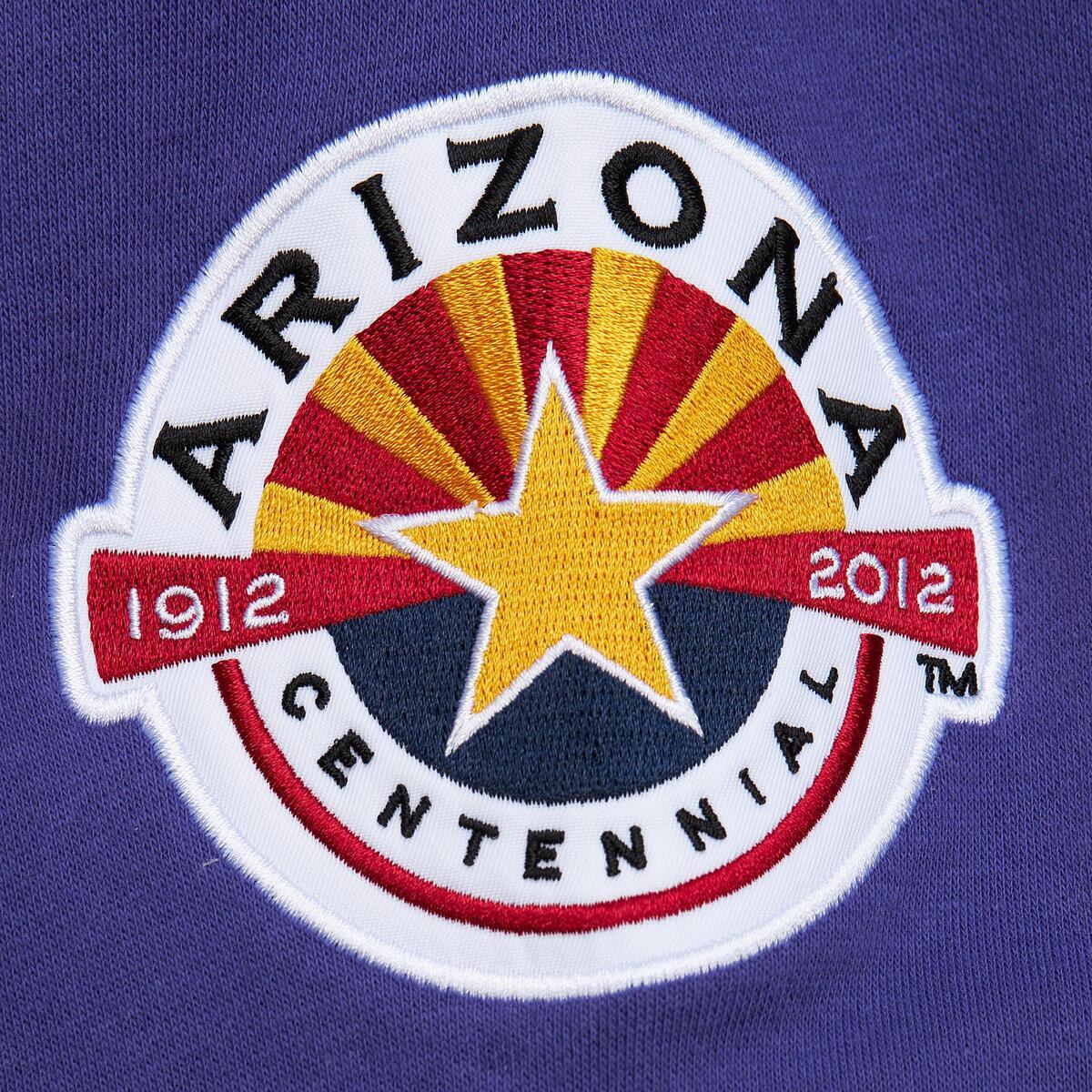 NBA ALLOVER CREW 4.0 VINTAGE LOGO SUNS Grey Heather FC8055-PSUGYHT - Image 5