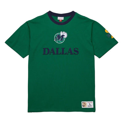 NBA TEAM OG 3.0 SS TEE VINTAGE LOGO MAVERICKS Dark Green FC8082-DMADKGN - Image 1