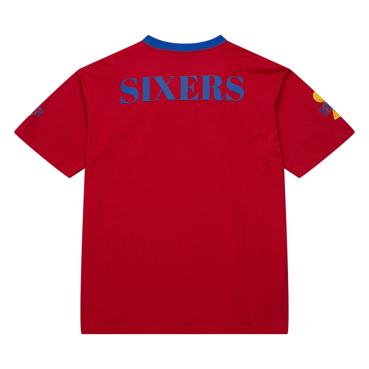 NBA TEAM OG 3.0 SS TEE VINTAGE LOGO 76ERS Scarlet FC8082-P76SCAR - Image 4