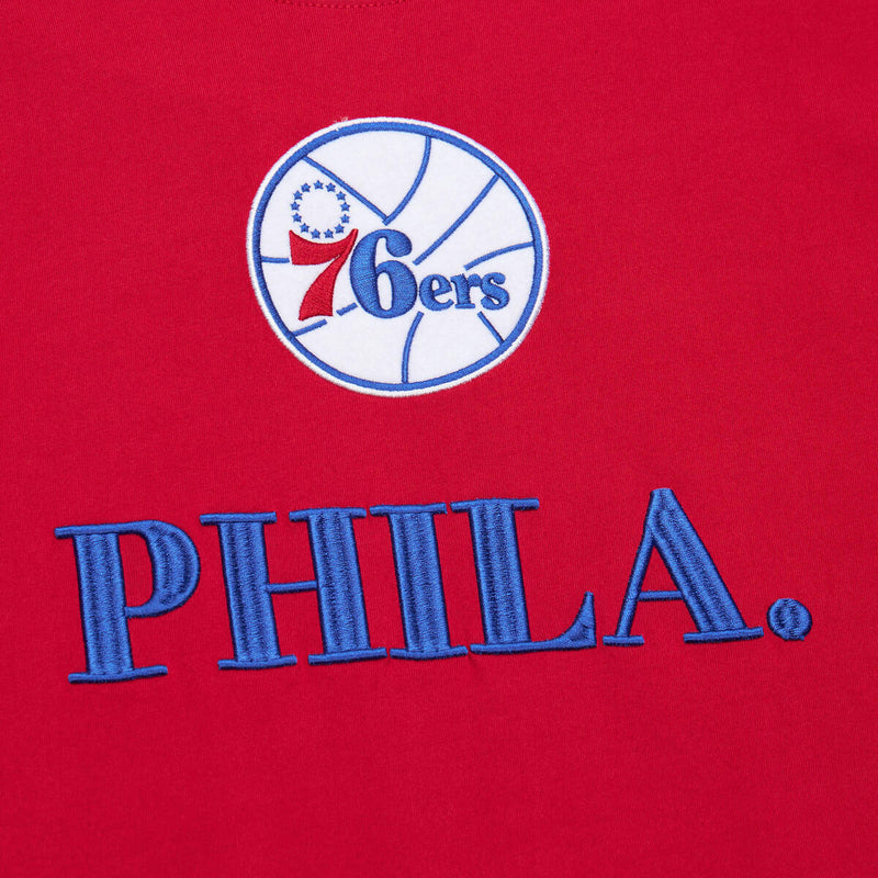 NBA TEAM OG 3.0 SS TEE VINTAGE LOGO 76ERS Scarlet FC8082-P76SCAR - Image 5