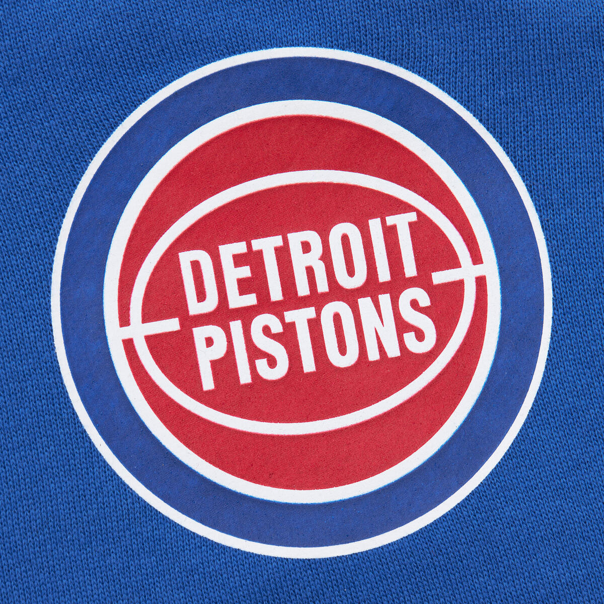 NBA THERE AND BACK 2.0 CREW FLEECE VINTAGE LOGO PISTONS Royal FC8088-DPIROYA - Image 5