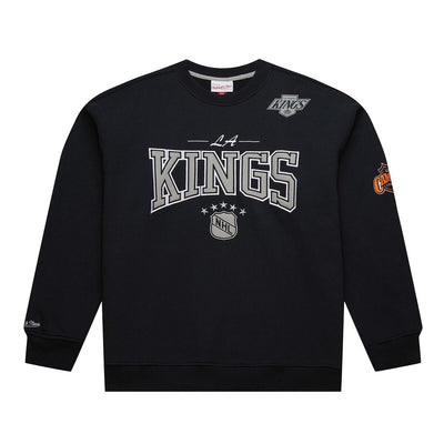 NHL THERE AND BACK 2.0 CREW FLEECE VINTAGE LOGO KINGS Black FC8088-LAKBLCK - Image 1