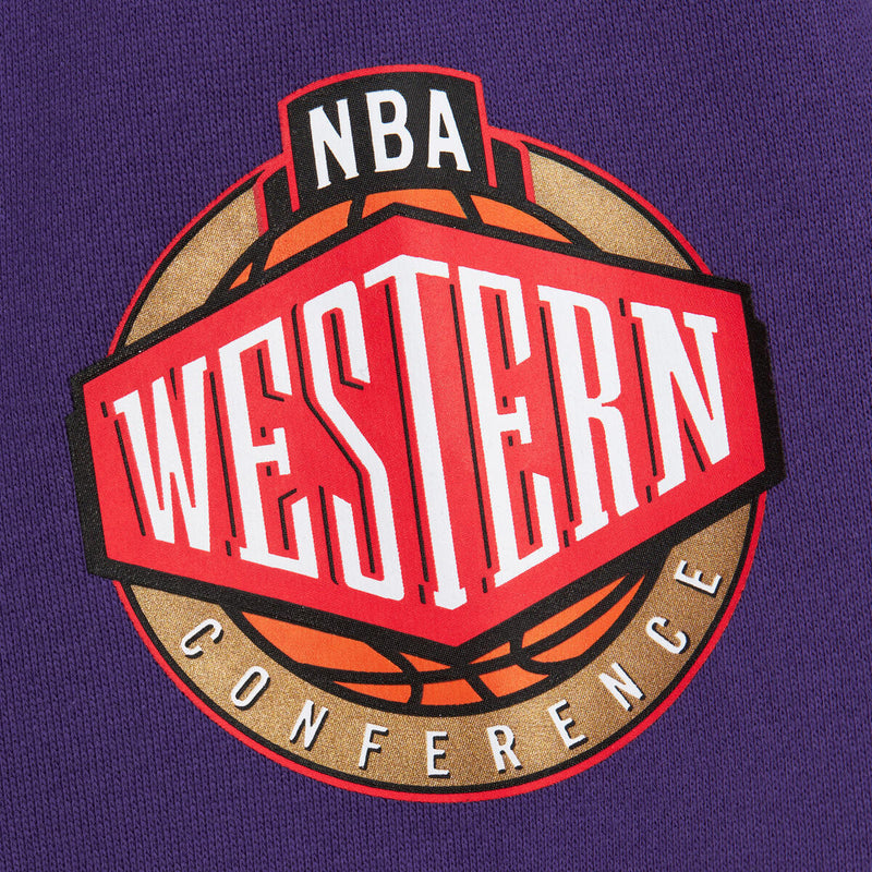 NBA THERE AND BACK 2.0 CREW FLEECE VINTAGE LOGO LAKERS - Image 7