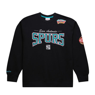 NBA THERE AND BACK 2.0 CREW FLEECE VINTAGE LOGO SPURS - Image 1