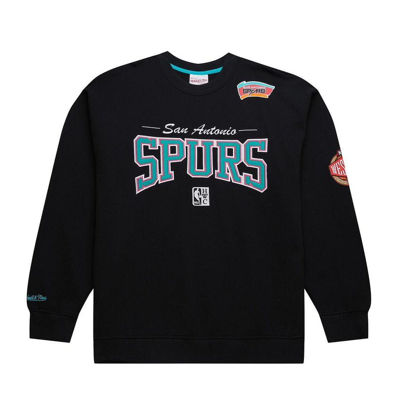 NBA THERE AND BACK 2.0 CREW FLEECE VINTAGE LOGO SPURS - Image 1