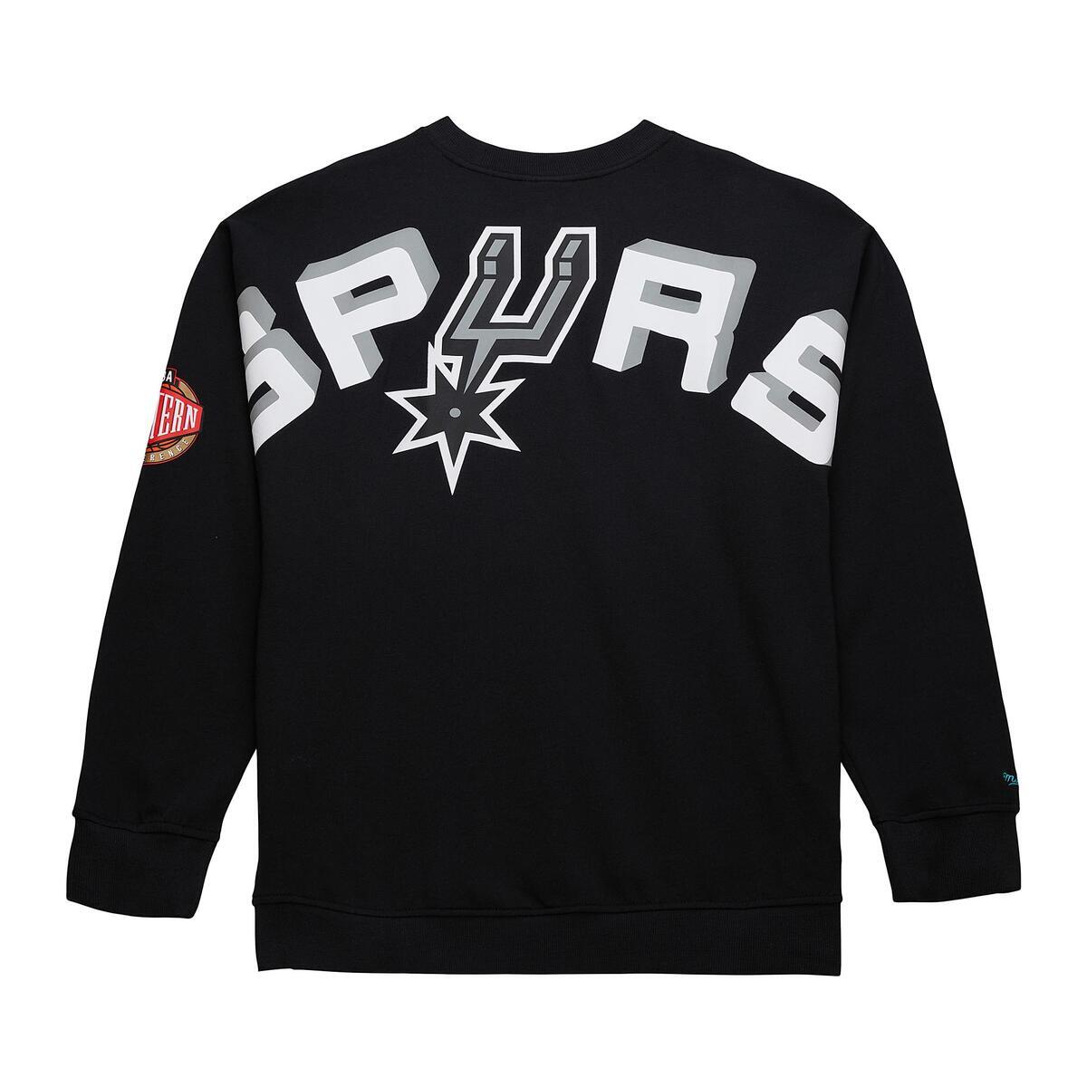 NBA THERE AND BACK 2.0 CREW FLEECE VINTAGE LOGO SPURS - Image 2