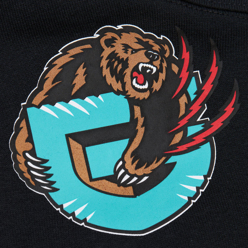 NBA THERE AND BACK 2.0 CREW FLEECE VINTAGE LOGO GRIZZLIES Black FC8088-VGRBLCK - Image 6