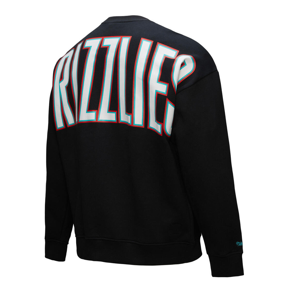 NBA THERE AND BACK 2.0 CREW FLEECE VINTAGE LOGO GRIZZLIES Black FC8088-VGRBLCK - Image 8