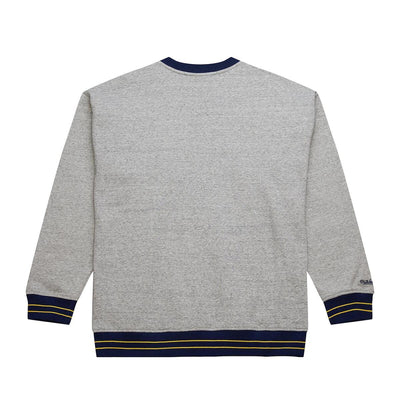 NCAA FULL FIELD SATIN FLEECE CREW VINTAGE LOGO MICHIGAN - Image 2