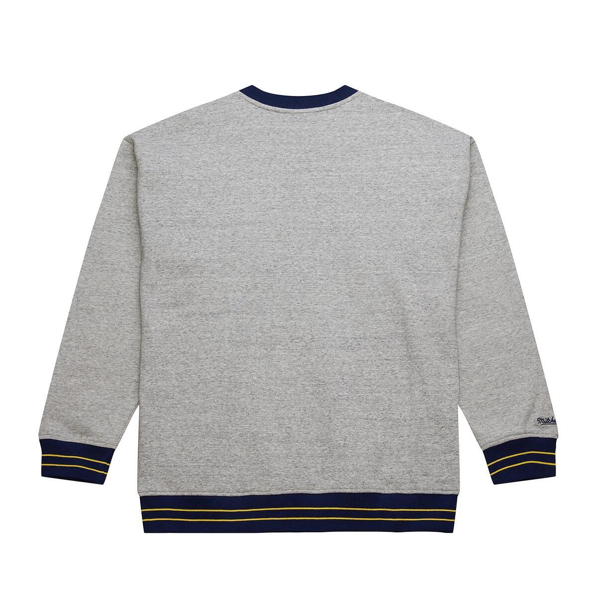 NCAA FULL FIELD SATIN FLEECE CREW VINTAGE LOGO MICHIGAN - Image 2