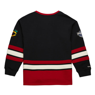 NHL HERITAGE LACE-UP CREW CURRENT LOGO BLACKHAWKS Black FC8096-CBHBLCK - Image 2