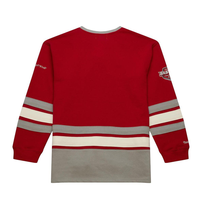 NHL HERITAGE LACE-UP CREW CURRENT LOGO RED WINGS Scarlet FC8096-DRWSCAR - Image 2