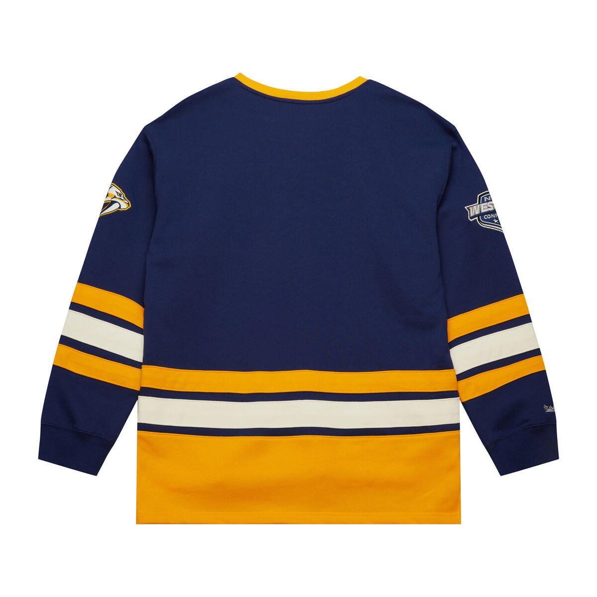 NHL HERITAGE LACE-UP CREW CURRENT LOGO PREDATORS Navy FC8096-NPRNAVY - Image 2