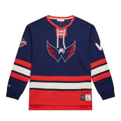 NHL HERITAGE LACE-UP CREW CURRENT LOGO CAPITALS Navy FC8096-WCANAVY - Image 1