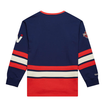 NHL HERITAGE LACE-UP CREW CURRENT LOGO CAPITALS Navy FC8096-WCANAVY - Image 2
