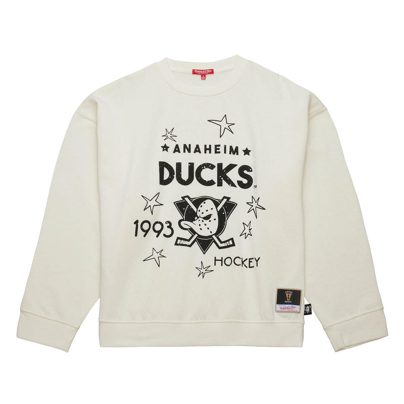 NHL WOMEN'S LOGO LT CREW 3.0 DUCKS - Image 1