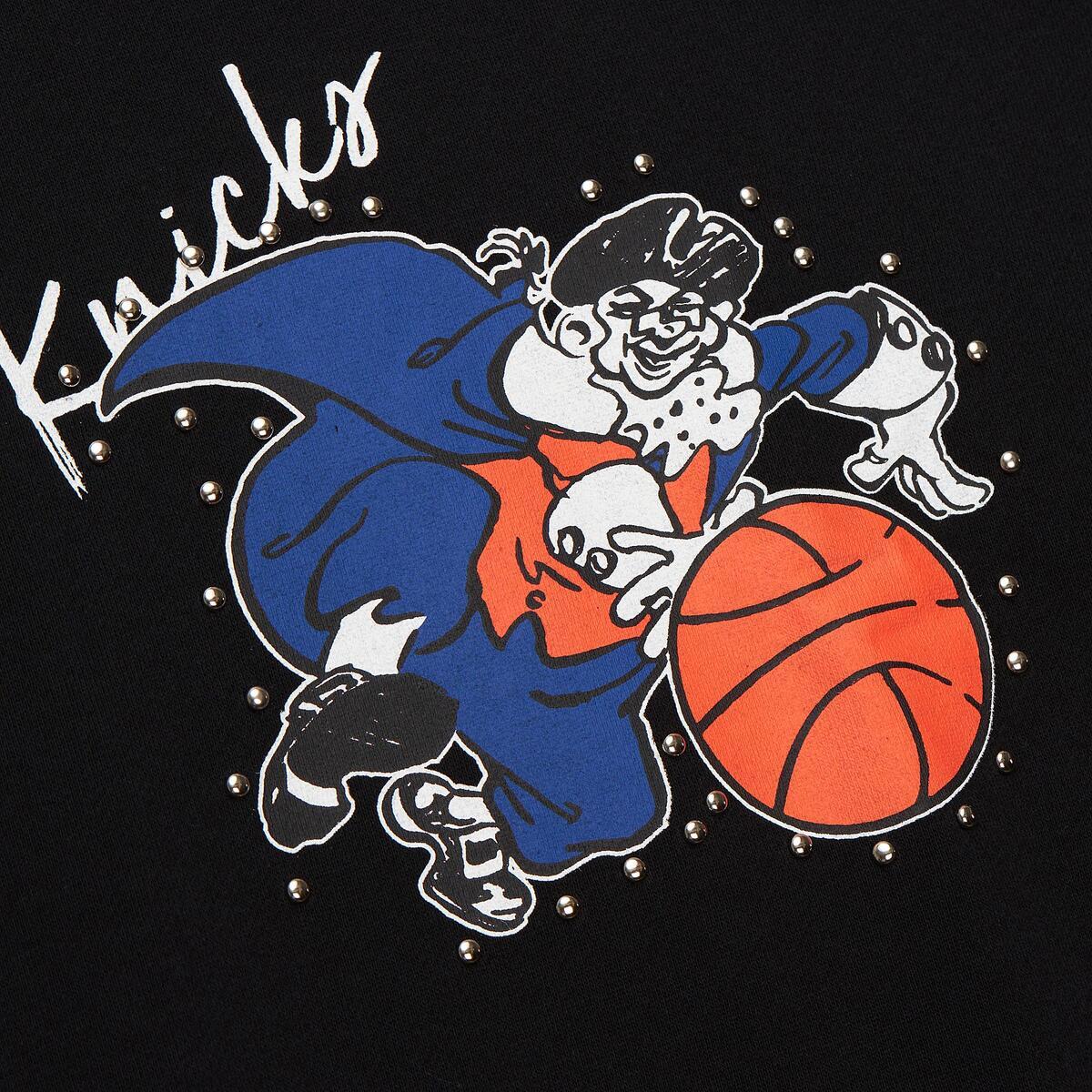 NBA WOMEN'S CREWNECK SWEATSHIRT KNICKS - Black - Image 3