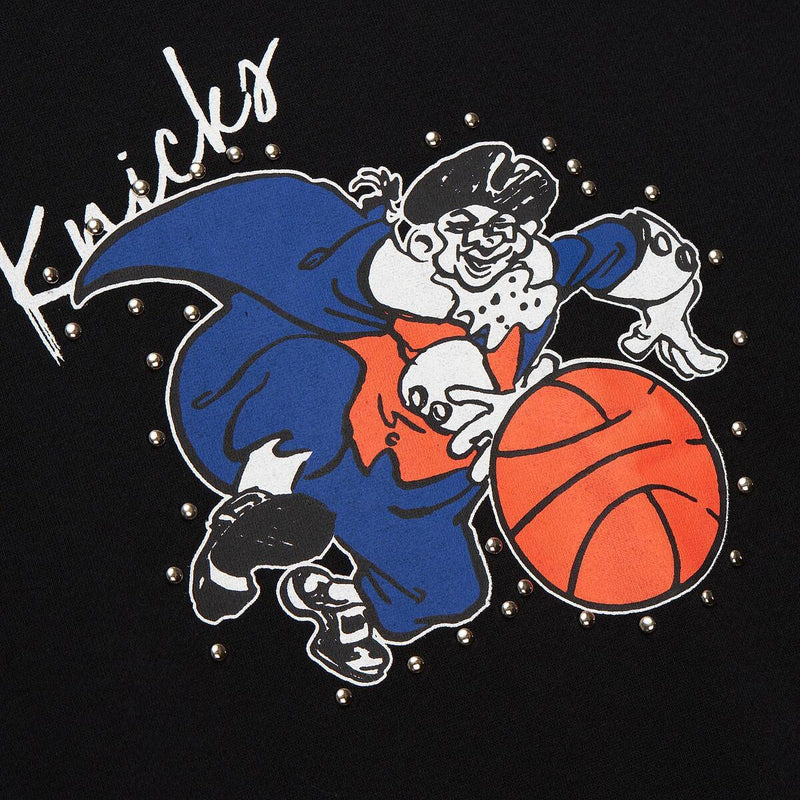 NBA WOMEN'S CREWNECK SWEATSHIRT KNICKS - Black - Image 3