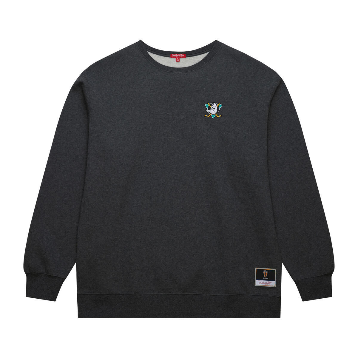 NHL UNISEX GRAPHIC HEATHER OVERSIZED SWEATSHIRT DUCKS - Image 1