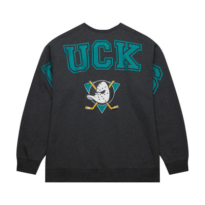 NHL UNISEX GRAPHIC HEATHER OVERSIZED SWEATSHIRT DUCKS - Image 2