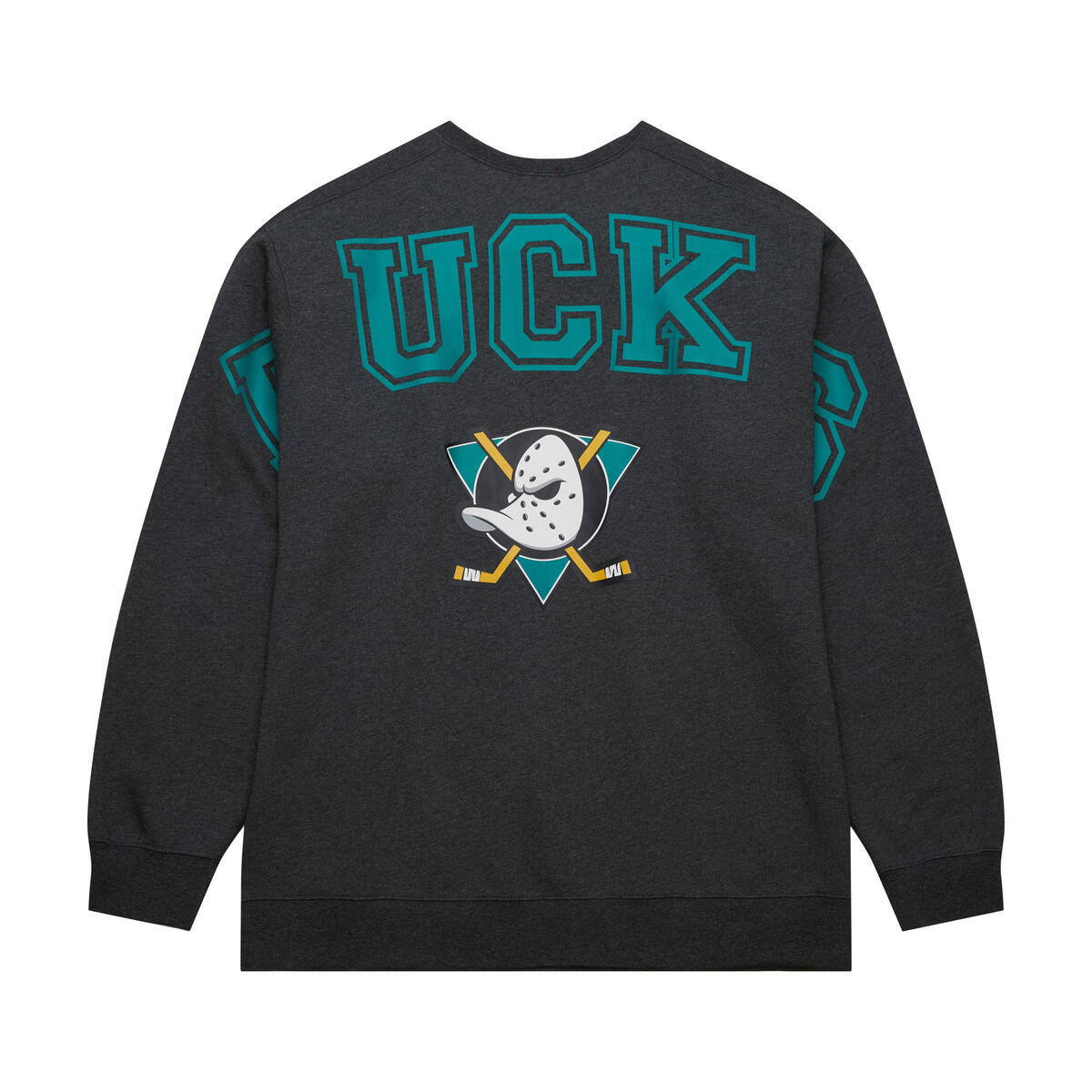 NHL UNISEX GRAPHIC HEATHER OVERSIZED SWEATSHIRT DUCKS - Image 2