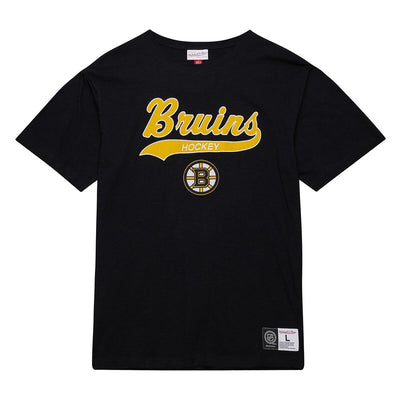 NHL LEGENDARY SLUB SS TEE CURRENT LOGO BRUINS Black FC8261-BBNBLCK - Image 1
