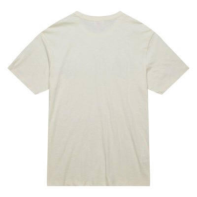 NBA HERITAGE SS SLUB TEE VINTAGE LOGO 76ERS Cream FC8332-P76CREA - Image 1