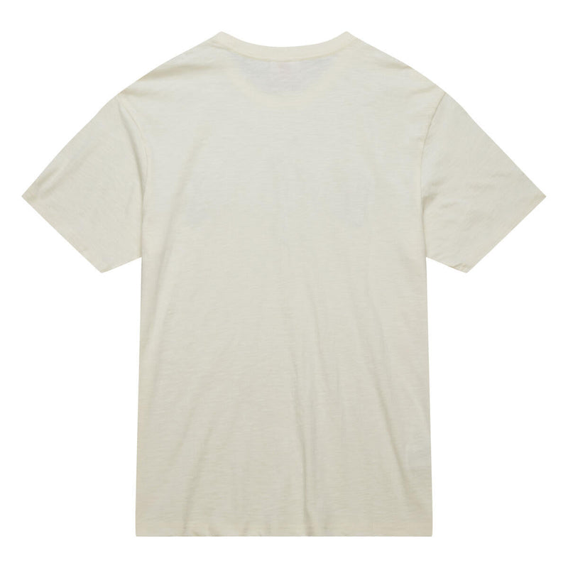 NBA HERITAGE SS SLUB TEE VINTAGE LOGO 76ERS Cream FC8332-P76CREA - Image 1