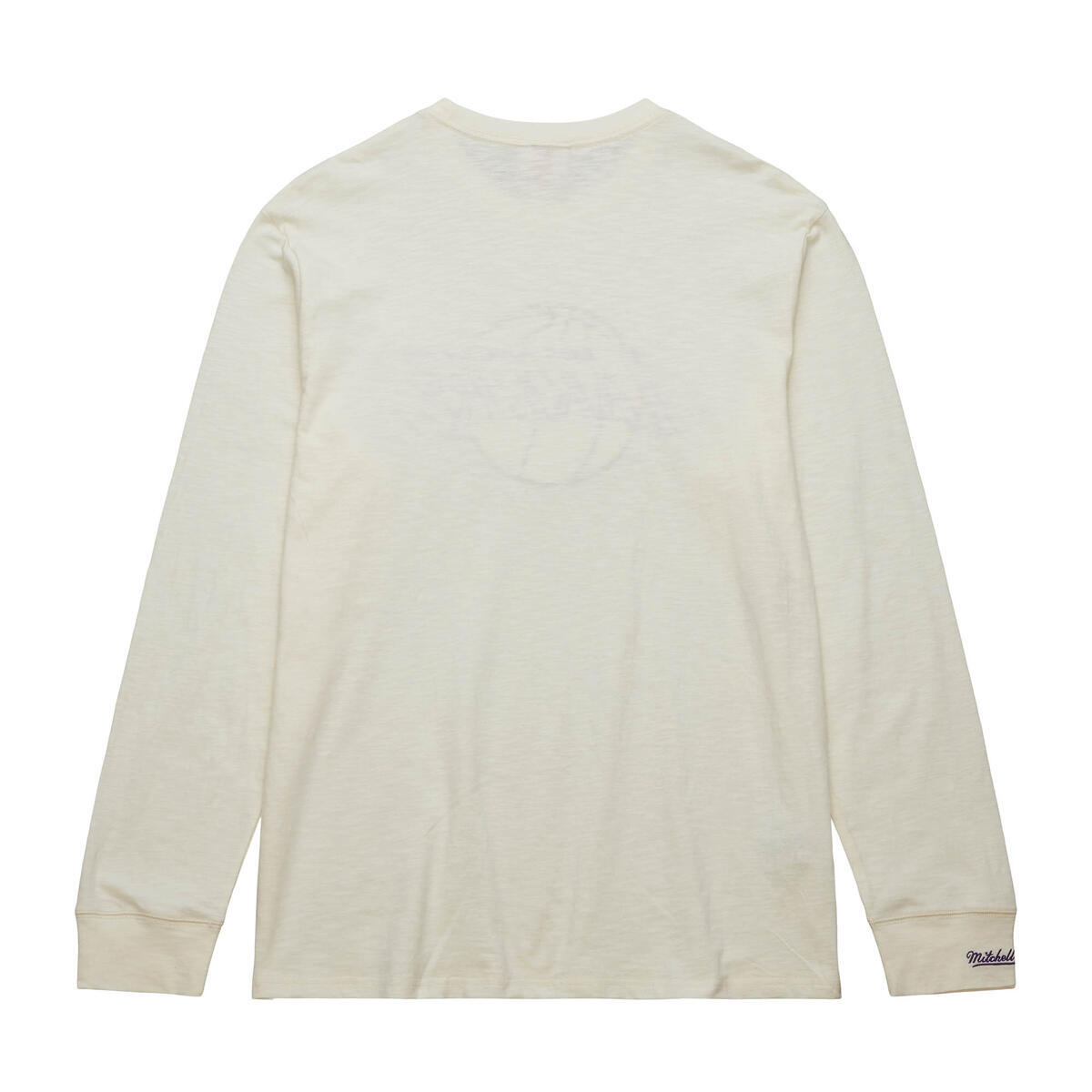 NBA HERITAGE LS SLUB TEE VINTAGE LOGO BULLS Cream FC8333-CBUCREA - Image 2