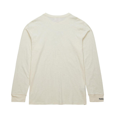 NBA HERITAGE LS SLUB TEE VINTAGE LOGO GRIZZLIES Cream FC8333-VGRCREA - Image 2