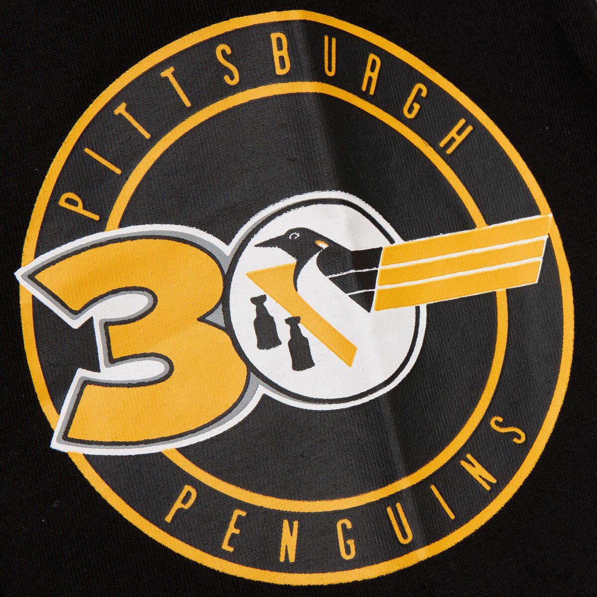 NHL ALLOVER LS TEE CURRENT LOGO PENGUINS Black FC8351-PPEBLCK - Image 7