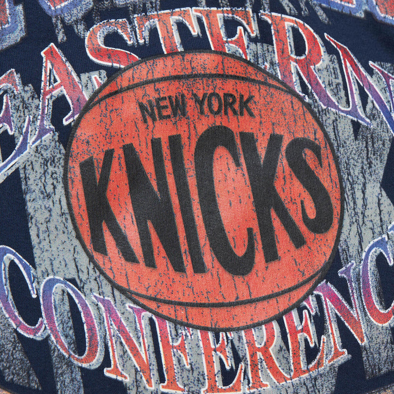 NBA EASY COOL CREWNECK SWEATSHIRT KNICKS Blue FC8369-NYKBLUE - Image 3