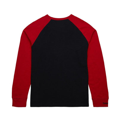 NHL LEGENDARY SLUB LS TEE CURRENT LOGO BLACKHAWKS BLACK-SCARLET FC8665-CBHBKSC - Image 2