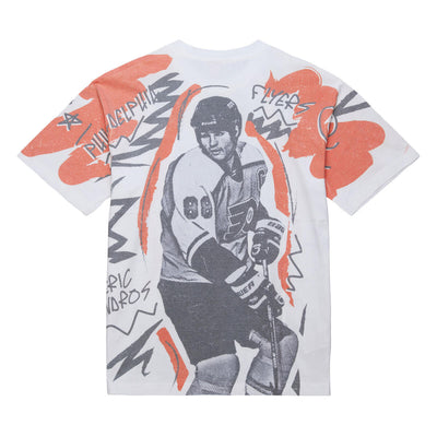 NHL SHOWSTOPPER SS PLAYER TEE VINTAGE LOGO FLYERS ERIC LINDROS Multi-White FC9197-PFLMTWH - Image 2