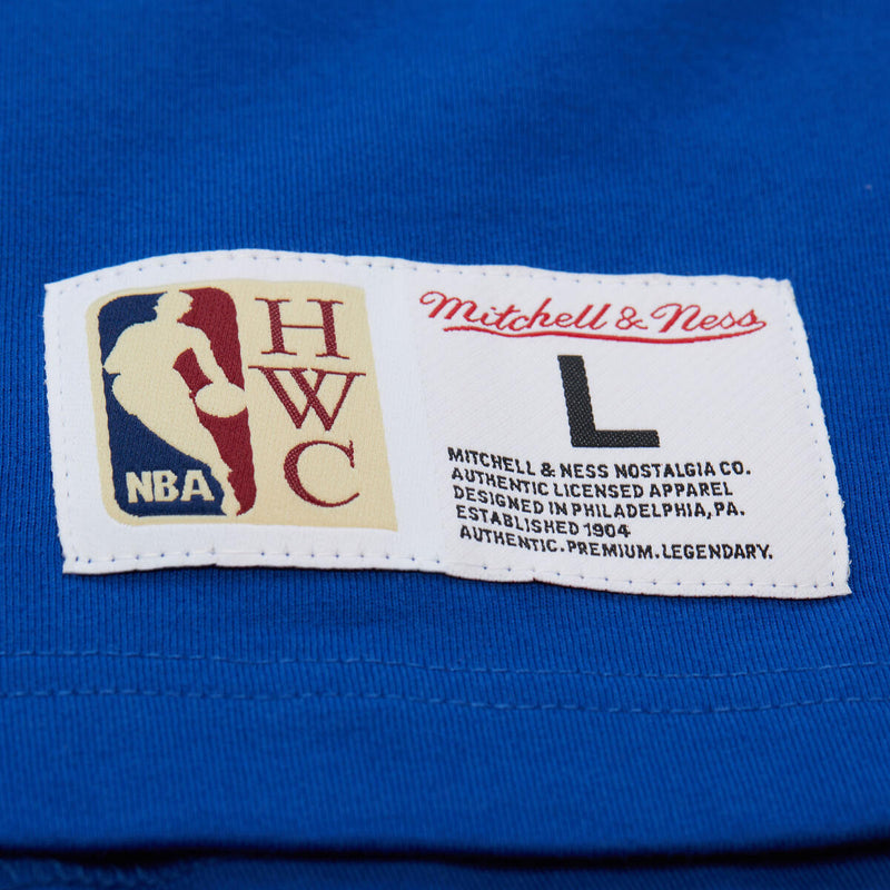 NBA DOUBLE HIT SS POCKET TEE VINTAGE LOGO 76ERS - Royal - Image 4
