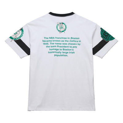 NBA TEAM ORIGINS PREMIUM SS TEE VINTAGE LOGO CELTICS White FC9265-BCEWHIT - Image 2