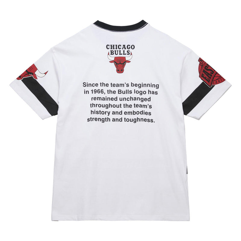 NBA TEAM ORIGINS PREMIUM SS TEE VINTAGE LOGO BULLS - White - Image 2